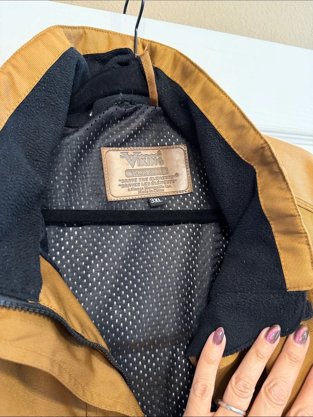 Men's Tan Workfield Jacket with Mesh Lining